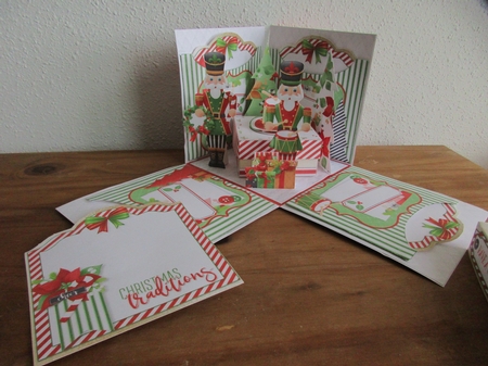 A Nutcracker Christmas Exploding Box Surprise Kit. Featured Gallery Photo