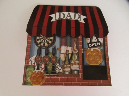 3D Shaped Card Kit - The Micro Pub by Gillian Birch