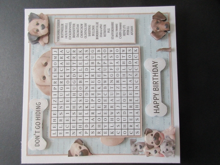 WORD SEARCH, DOGS, 2 by Gillian Birch