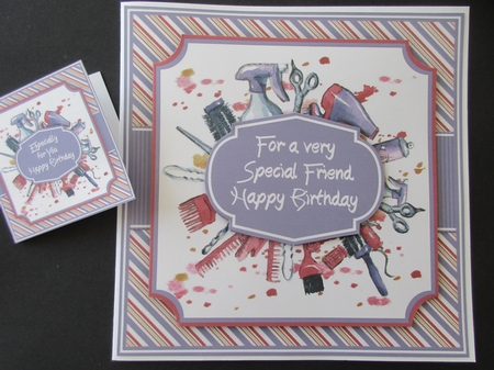 Hairdresser Birthday Mini Kit by Gillian Birch