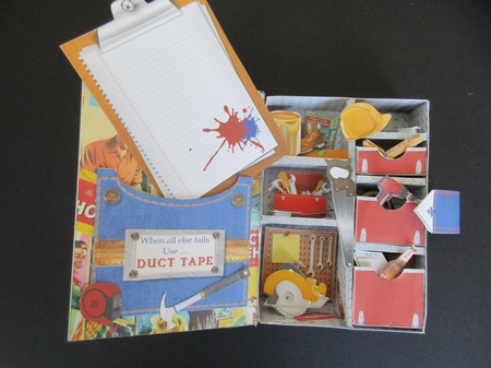 If I Had a Hammer! - 3D Curiosity Book Box by Gillian Birch