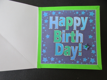 Happy Birthday  - Twisted Tunnel Topper by Gillian Birch