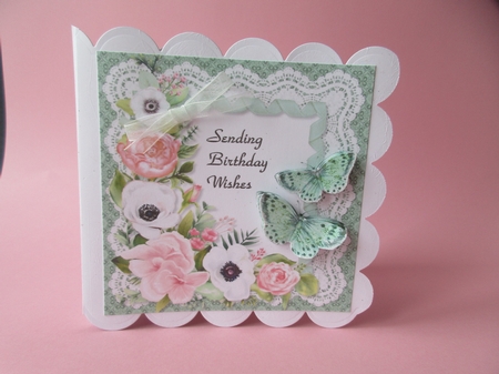 Roses & Butterflies Topper & Insert 2 by Gillian Birch