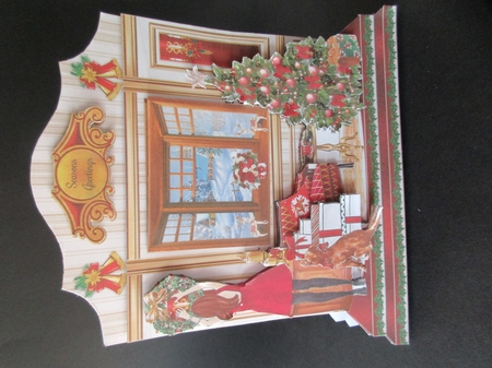Home For Christmas Shaped Room Mini Page Kit  by Gillian Birch