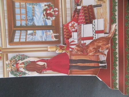 Home For Christmas Shaped Room Mini Page Kit  by Gillian Birch
