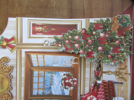 Home For Christmas Shaped Room Mini Page Kit  by Gillian Birch