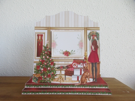 Home For Christmas Shaped Room Mini Page Kit  by Gillian Birch