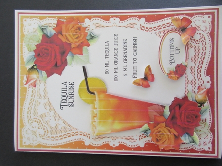 Tequila Sunrise Cocktail  by Gillian Birch