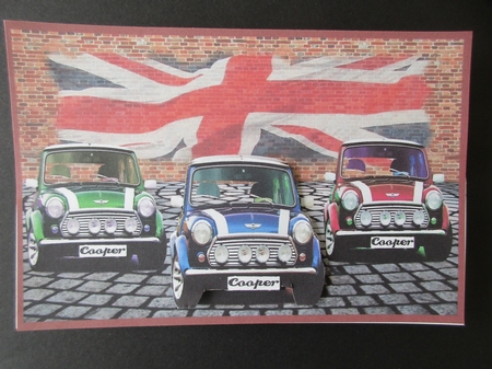 Mini Car All Occasions Male by Gillian Birch