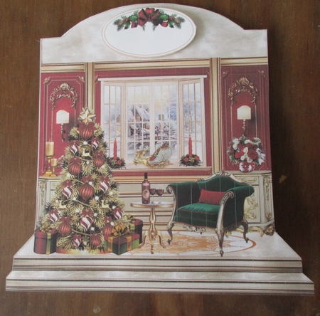 Christmas Room 03 Shaped Mini Page Kit  by Gillian Birch
