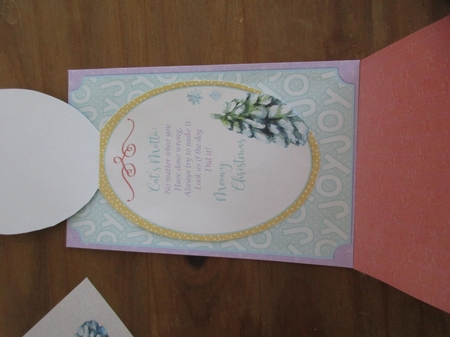 The Purr-fect Christmas 4 - Upright Z-fold Card Mini Kit by Gillian Birch