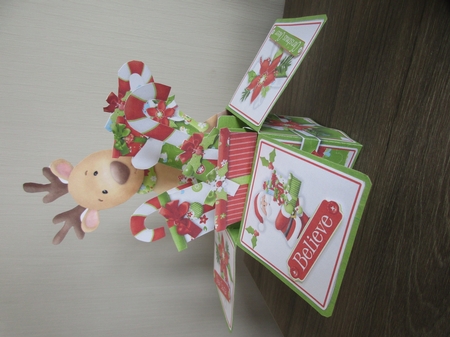 Merry & Bright Pop Up Box Kit #4 by Gillian Birch
