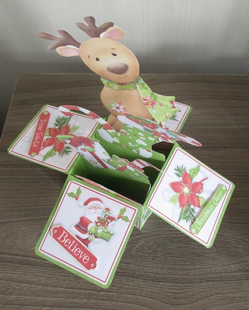 Merry & Bright Pop Up Box Kit #4 by Gillian Birch
