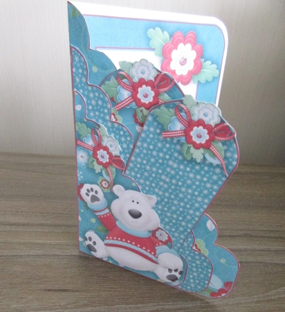 Polar Pals  Scalloped Pocket Card Mini Kit #2 by Gillian Birch