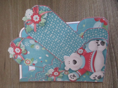 Polar Pals  Scalloped Pocket Card Mini Kit #2 by Gillian Birch