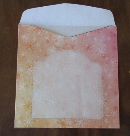 Rainbow Snowflakes 14.5 x 14.5 cm Envelope Kit by Gillian Birch