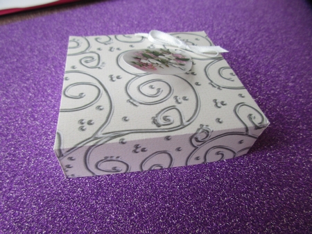 'metallic Swirls - Silver' Backing Paper - Shades of White by Gillian Birch