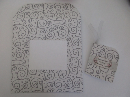 'metallic Swirls - Silver' Backing Paper - Shades of White by Gillian Birch
