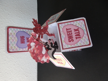 POP UP 3D BOX CARD DECOUPAGE ~ SCENT WITH LOVE VALENTINES DAY by Gillian Birch