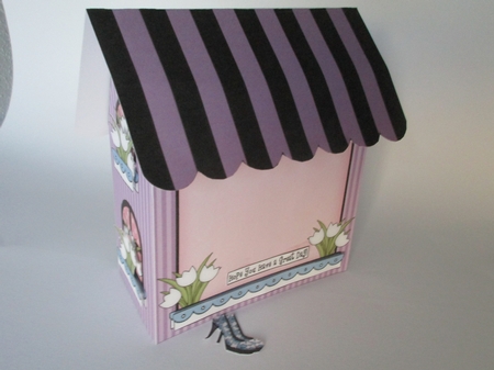 3D Shoppe Pop Up Rubber Band Card Kit  -  Happy Heels Ladies Shoe Shop by Gillian Birch