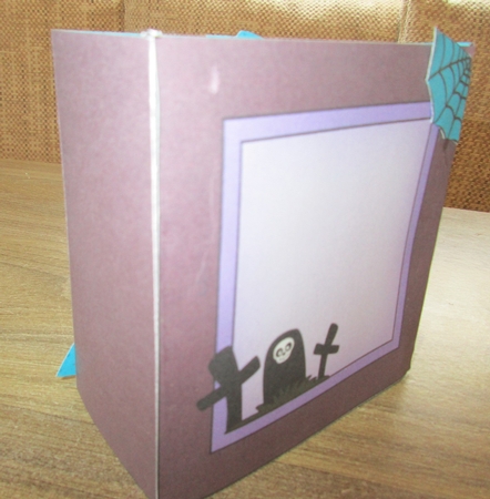 3D Halloween Diorama Shadow Box Card Mini Kit  - Haunted House by Gillian Birch