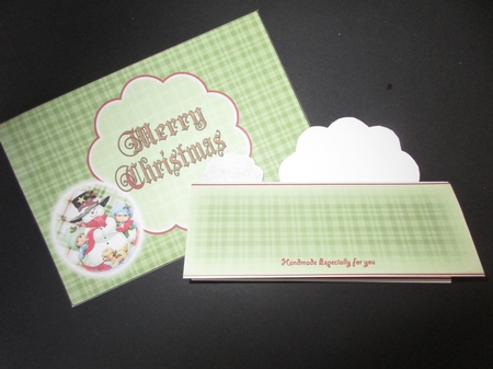 Standup and Over the Top Mini Kit #1 - Xmas Snowman  by Gillian Birch