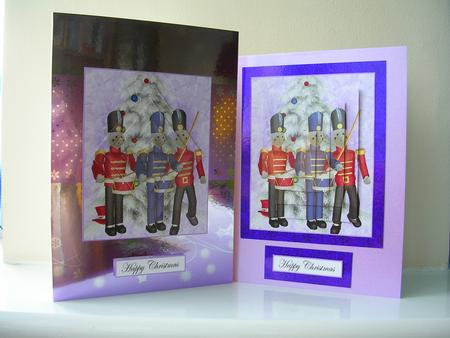 Toy Soldiers Christmas Pyramid by Gill Busby