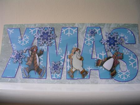 Xmas A4 Sheet Word by Gill Busby