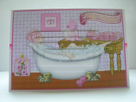 Relaxing in the Bath by Gill Busby