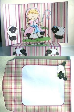 Bo-peep Stand Alone Gatefold Kit by Gill Busby