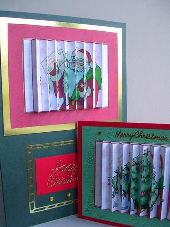 Santa & Christmas Tree Flip Card Kit by Gill Busby