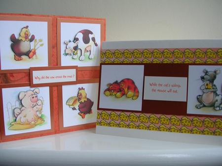 Six Farmyard Cute Animals. by Gill Busby