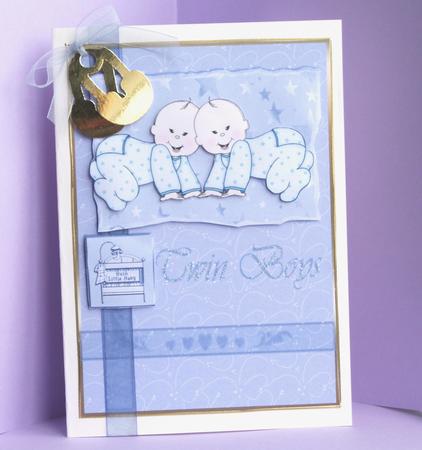 Twin Boys Hush by Gill Caddy