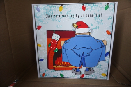 Chestnuts Roasting By An Open Fire - Decoupage by Gill Dean