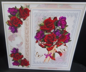 Rose Bouquet Mini Page Kit by Gill Dean