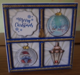 Christmas Treasures - Blue by Gill Dean