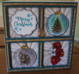 Christmas Treasures - Teal by Gill Dean