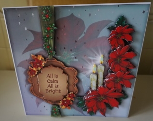 Posy Poem Christmas - Calm and Bright by Gill Dean
