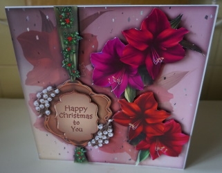 Posy Poem Christmas - Happy Christmas by Gill Dean