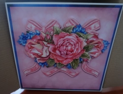  Bright Roses & Bluebells mini Kit by Gill Dean