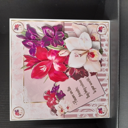 Flowers are like friends by Gill Dean