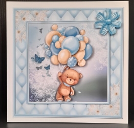 Bear With Balloons Boy (Multi-Use) Mini Kit by Gill Dean