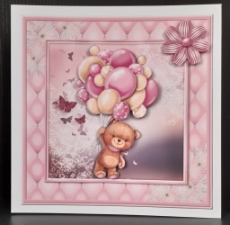 Bear With Balloons Girl (Multi-Use) Mini Kit by Gill Dean