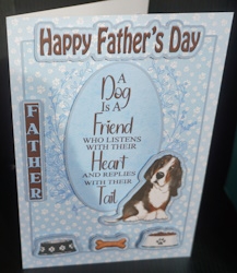 A Dog Is A Friend Basset Hound-1 by Gill Dean