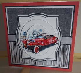 8x8 My Retirement Car - Mini Kit - x5 A4 sheets  by Gill Dean