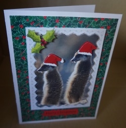 Merry Xmas from the Meerkats by Gill Dean
