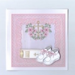 Christening Card Toppers by Gill Dean