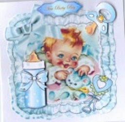 Vintage New Baby Boy & Baby Girl by Gill Dean