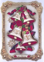 White Christmas Vintage Jingle Bells by Gill Dean