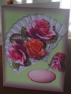 rose fan by Gill Dean